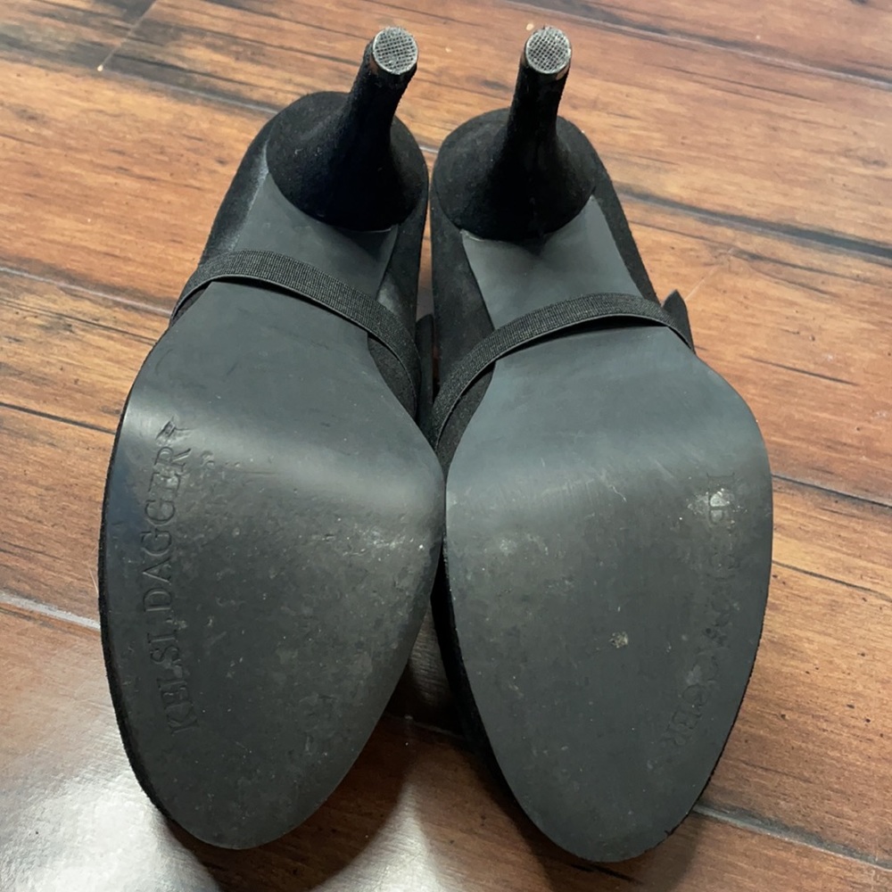 Kelsi dagger black 6 inch heels size 8.5 - Picture 7 of 9